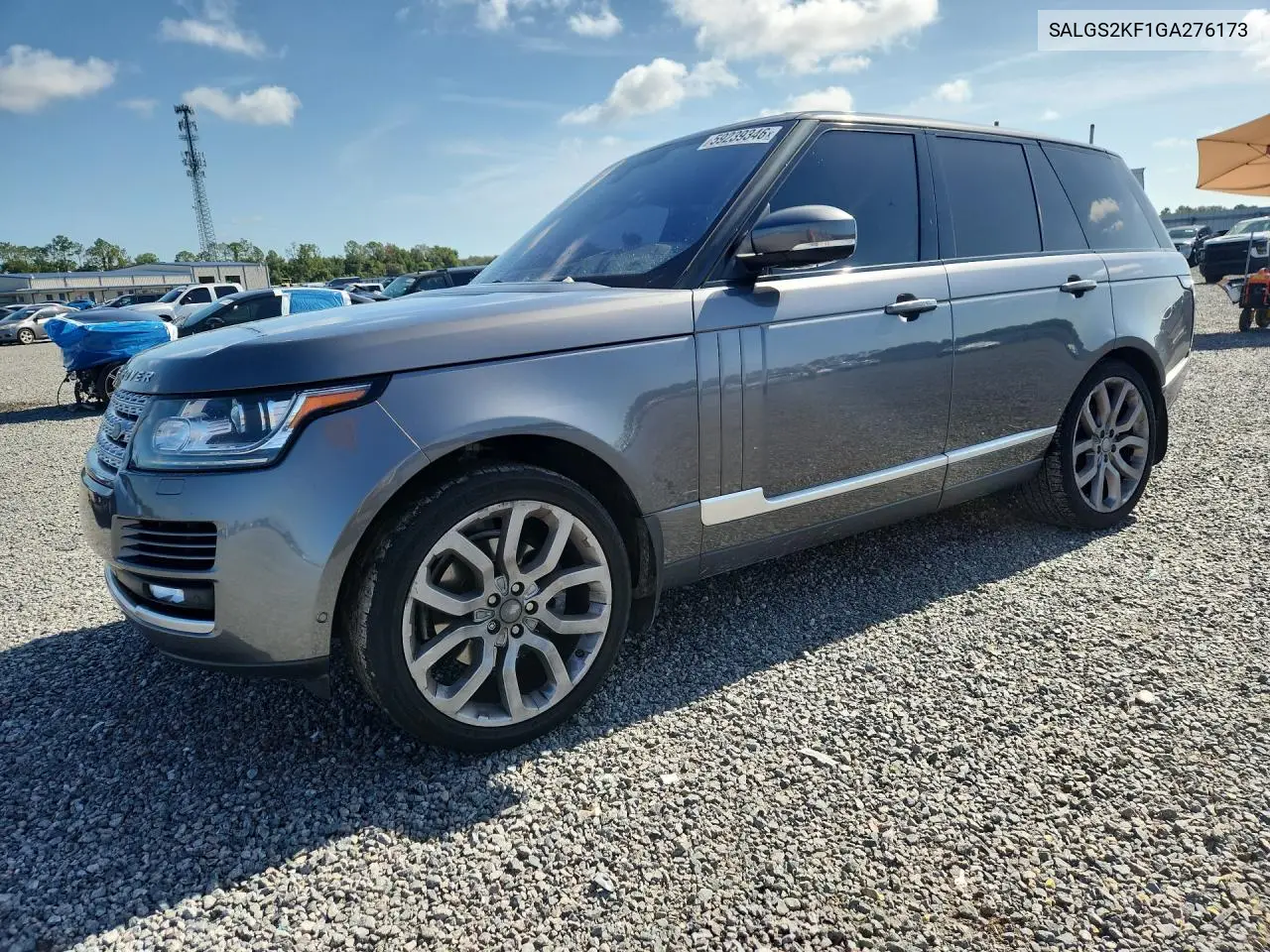 2016 Land Rover Range Rover Hse VIN: SALGS2KF1GA276173 Lot: 59239346