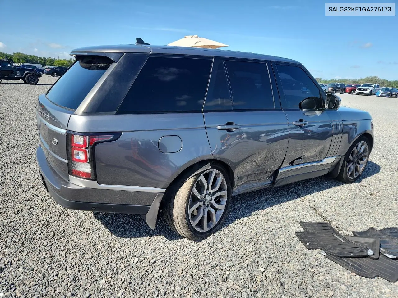 2016 Land Rover Range Rover Hse VIN: SALGS2KF1GA276173 Lot: 59239346