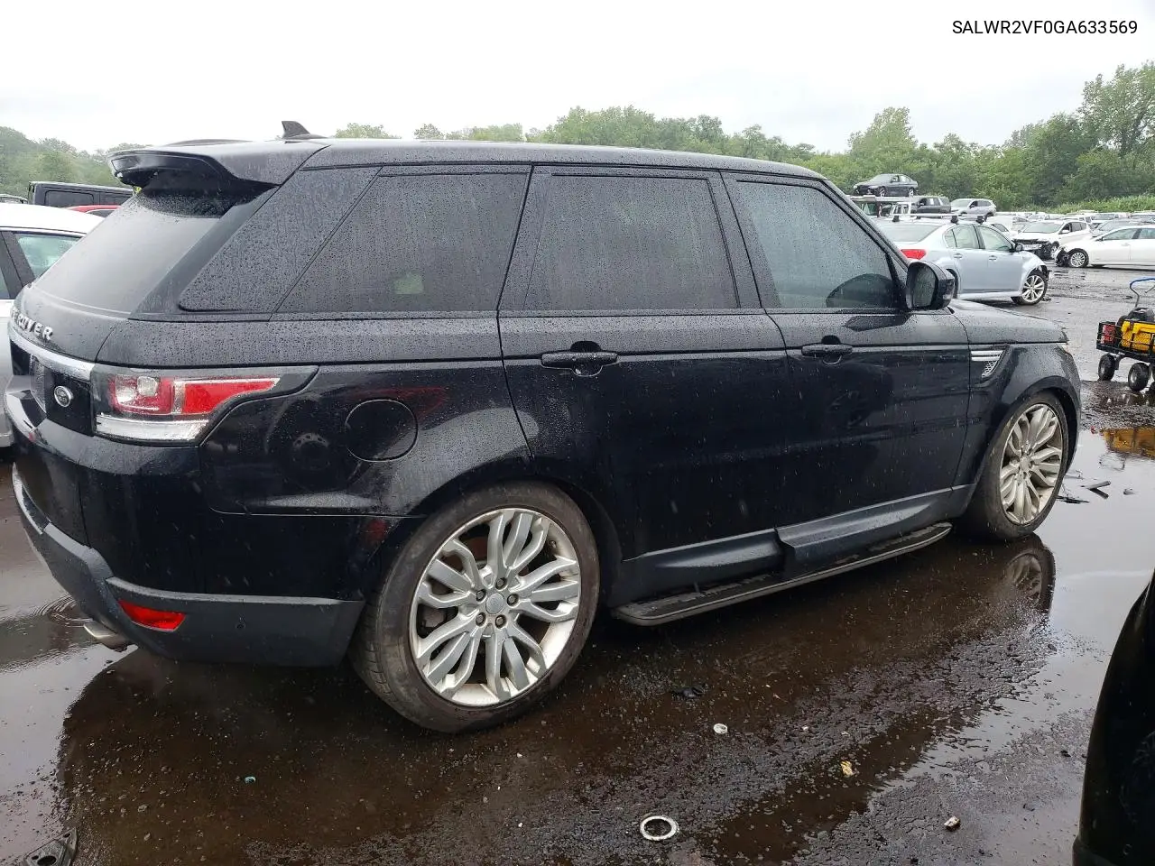 2016 Land Rover Range Rover Sport Hse VIN: SALWR2VF0GA633569 Lot: 59611426