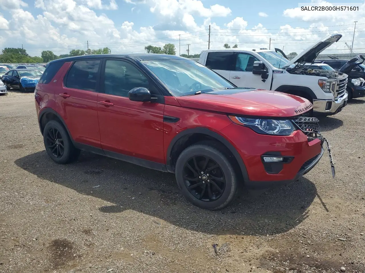 2016 Land Rover Discovery Sport Hse VIN: SALCR2BG0GH571601 Lot: 59897996