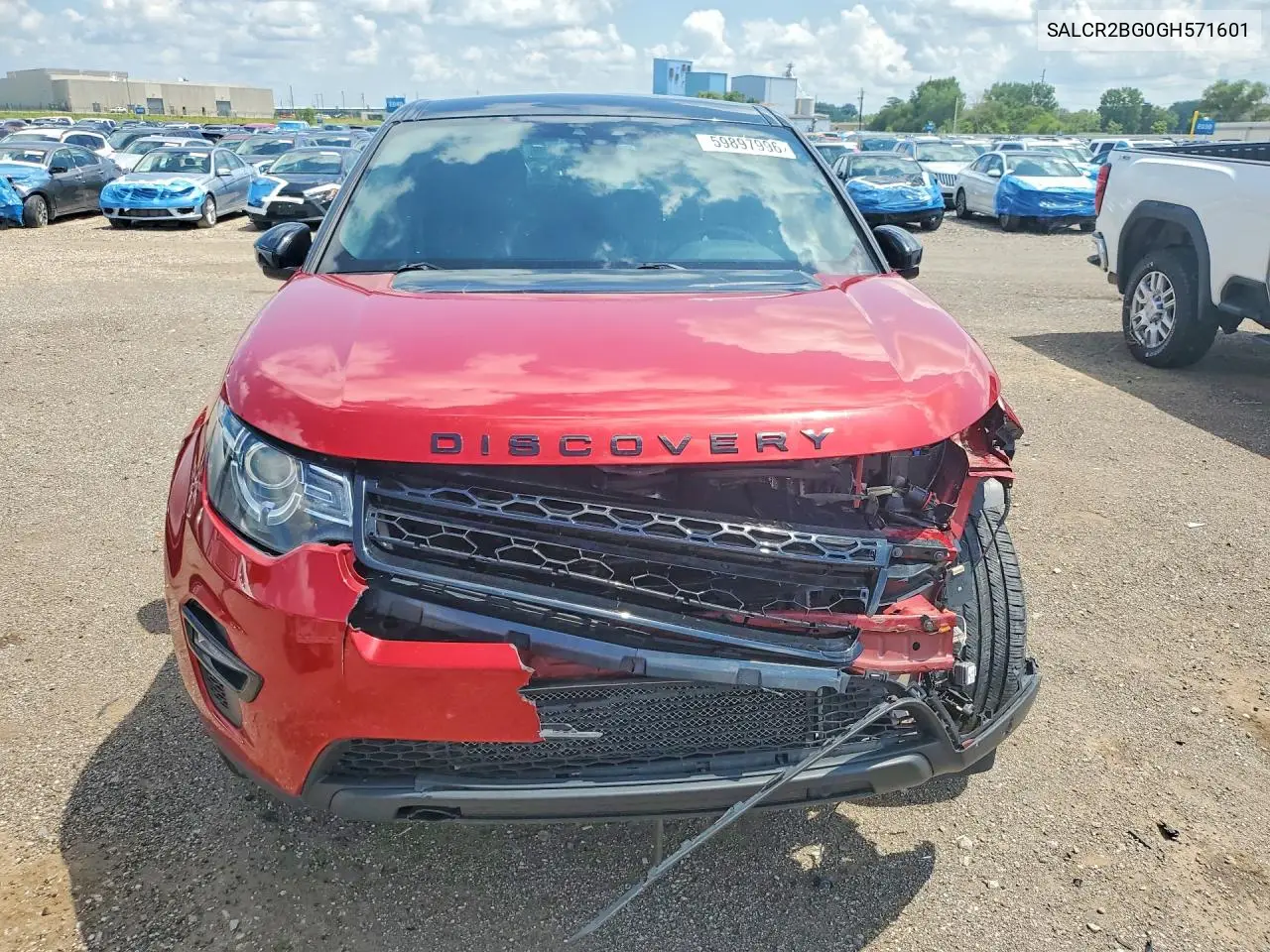 2016 Land Rover Discovery Sport Hse VIN: SALCR2BG0GH571601 Lot: 59897996