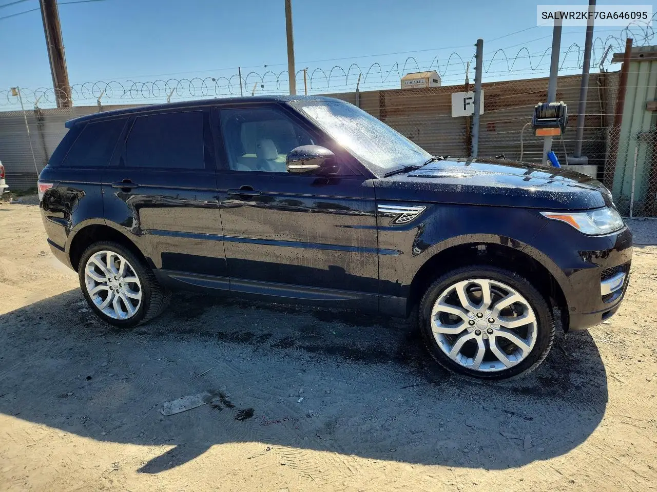 2016 Land Rover Range Rover Sport Hse VIN: SALWR2KF7GA646095 Lot: 60000406