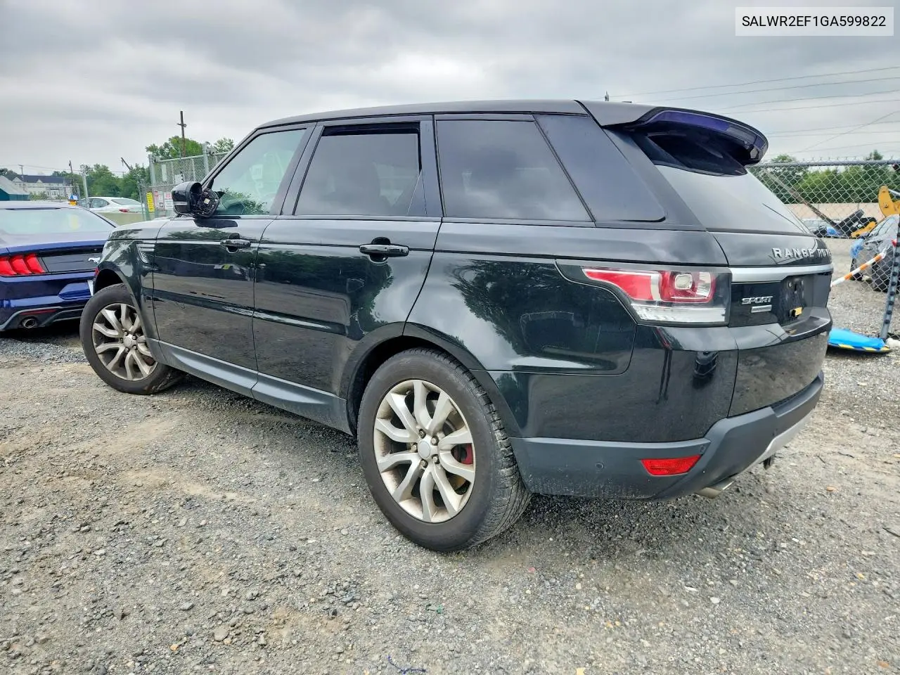 2016 Land Rover Range Rover Sport Sc VIN: SALWR2EF1GA599822 Lot: 85967375