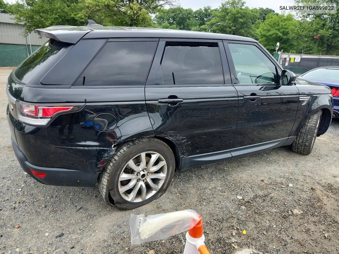 2016 Land Rover Range Rover Sport Sc VIN: SALWR2EF1GA599822 Lot: 85967375
