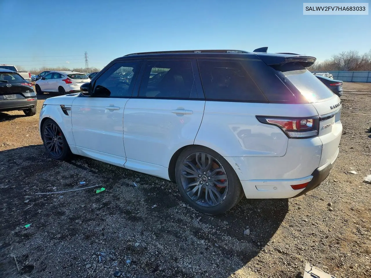 2017 Land Rover Range Rover Sport Hse Dynamic VIN: SALWV2FV7HA683033 Lot: 47657386