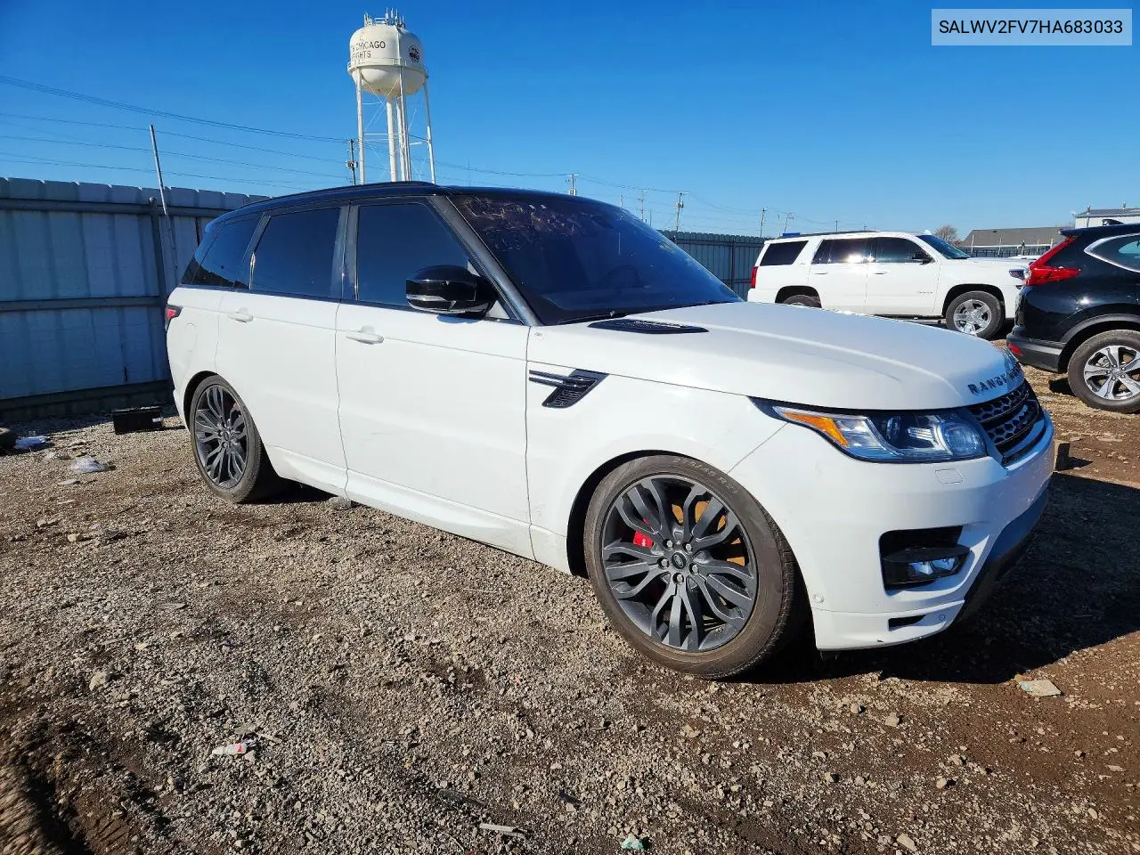 2017 Land Rover Range Rover Sport Hse Dynamic VIN: SALWV2FV7HA683033 Lot: 47657386