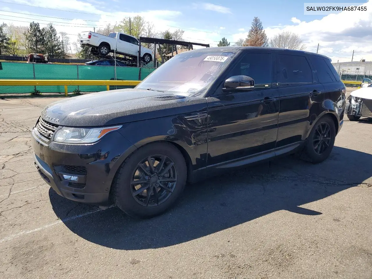 2017 Land Rover Range Rover Sport Se V6 Tdsl VIN: SALWG2FK9HA687455 Lot: 49058076