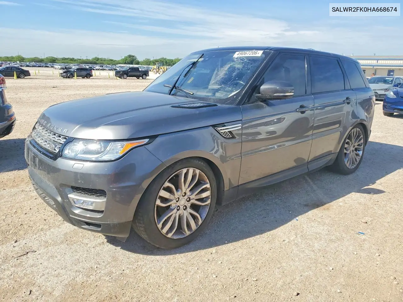 2017 Land Rover Range Rover Hse 3.0L V6 Diesel VIN: SALWR2FK0HA668674 Lot: 49067206