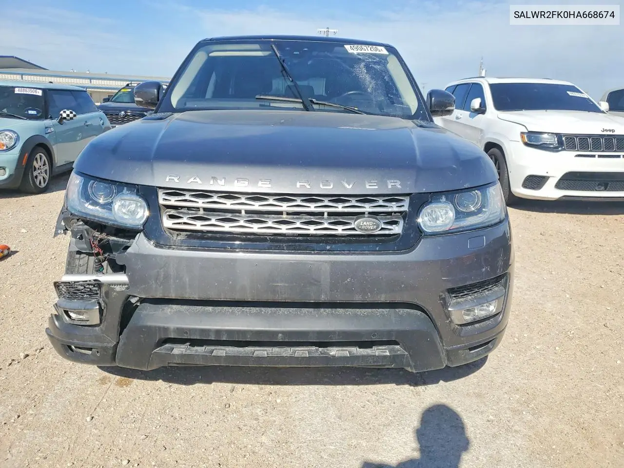 2017 Land Rover Range Rover Hse 3.0L V6 Diesel VIN: SALWR2FK0HA668674 Lot: 49067206