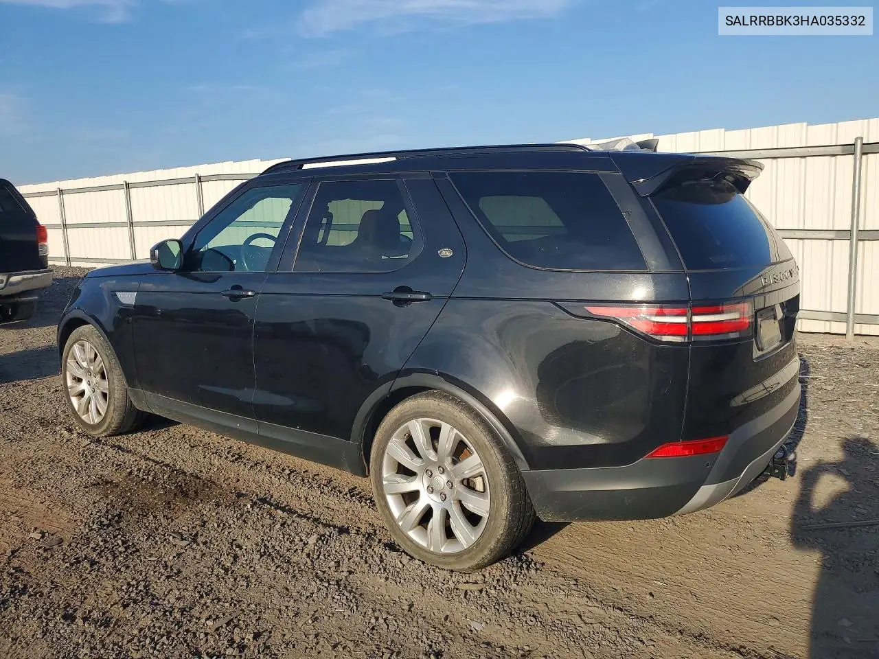 2017 Land Rover Discovery Hse VIN: SALRRBBK3HA035332 Lot: 49123446