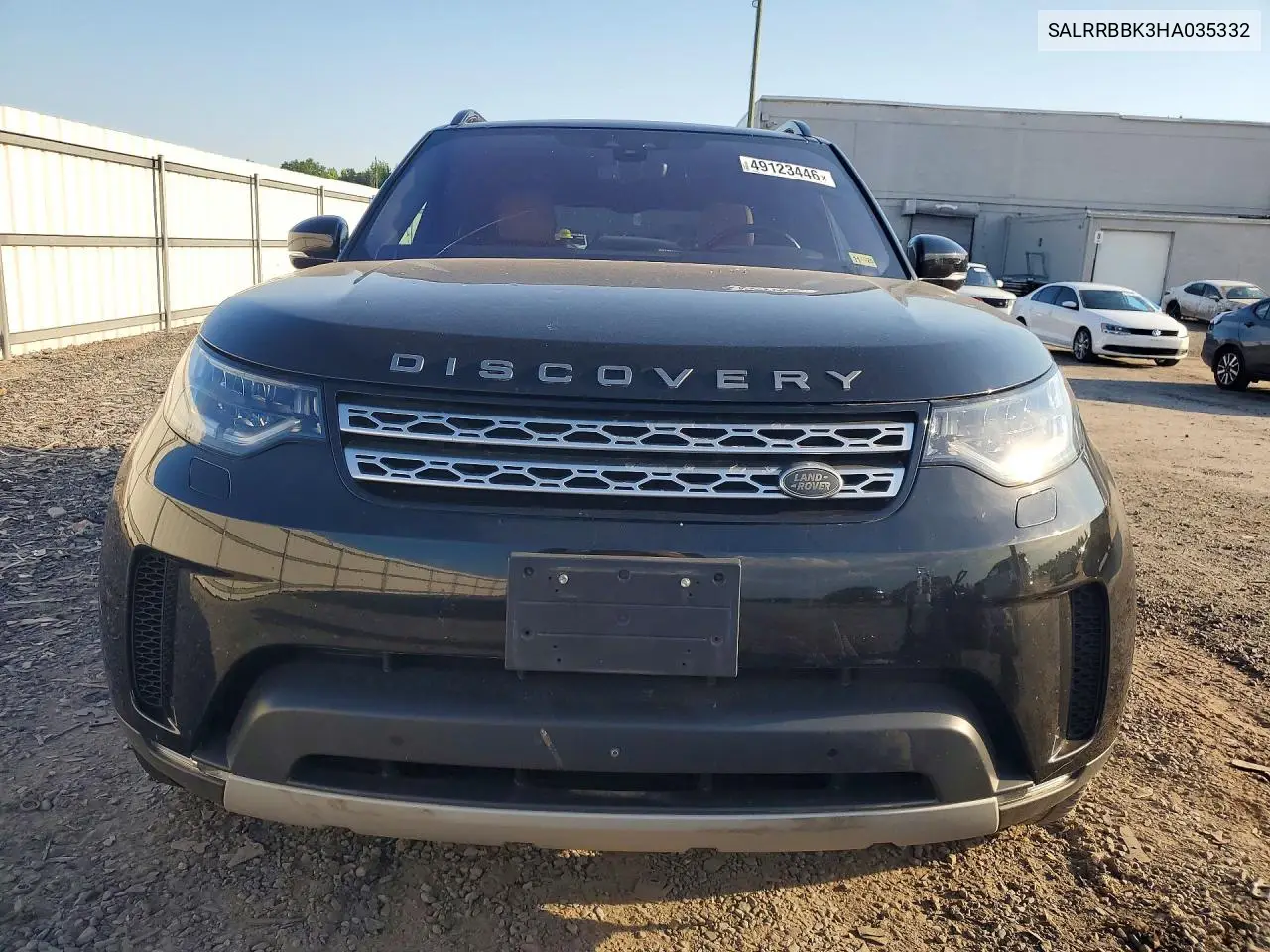 2017 Land Rover Discovery Hse VIN: SALRRBBK3HA035332 Lot: 49123446