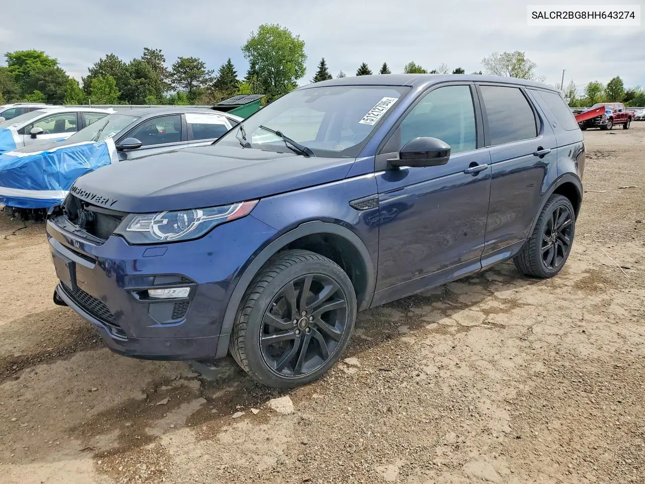 2017 Land Rover Discovery Sport Hse VIN: SALCR2BG8HH643274 Lot: 51212796