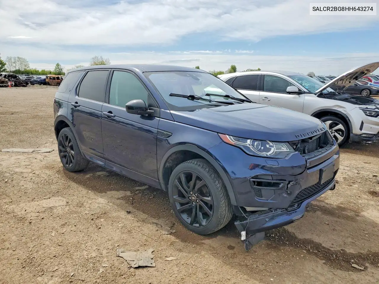 2017 Land Rover Discovery Sport Hse VIN: SALCR2BG8HH643274 Lot: 51212796