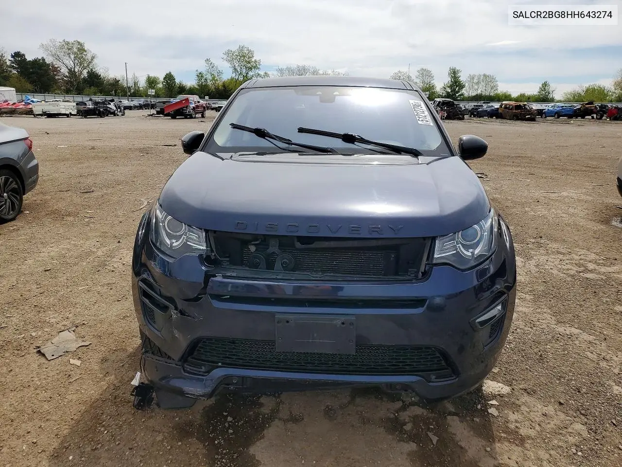 2017 Land Rover Discovery Sport Hse VIN: SALCR2BG8HH643274 Lot: 51212796
