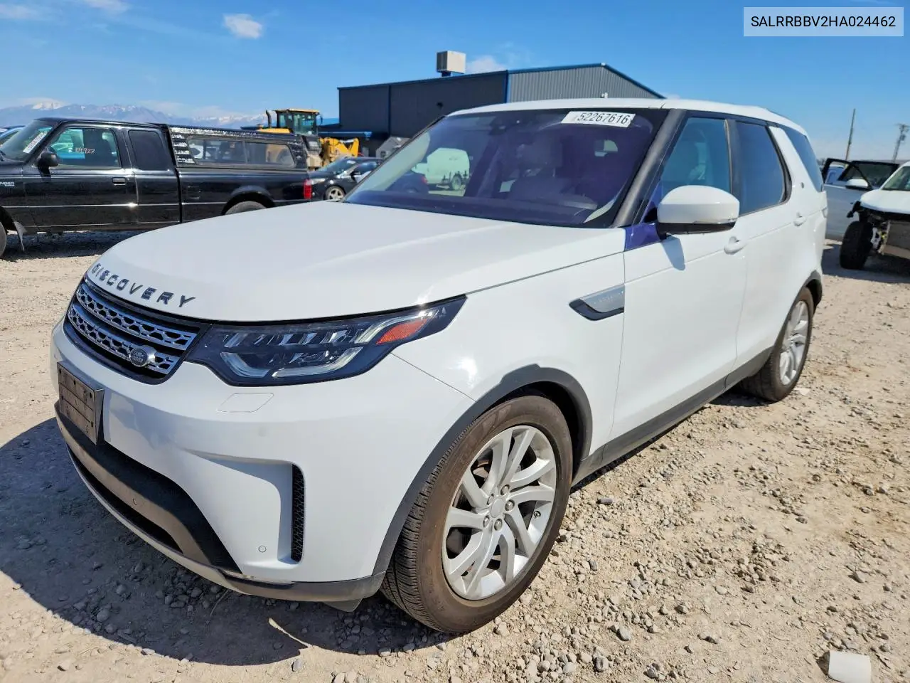 2017 Land Rover Discovery Hse VIN: SALRRBBV2HA024462 Lot: 52267616