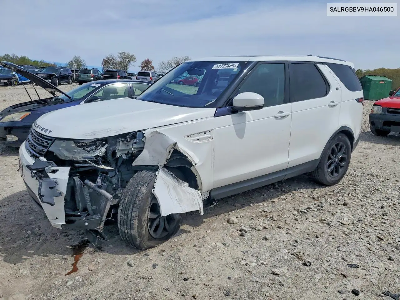 2017 Land Rover Discovery Se VIN: SALRGBBV9HA046500 Lot: 52720806