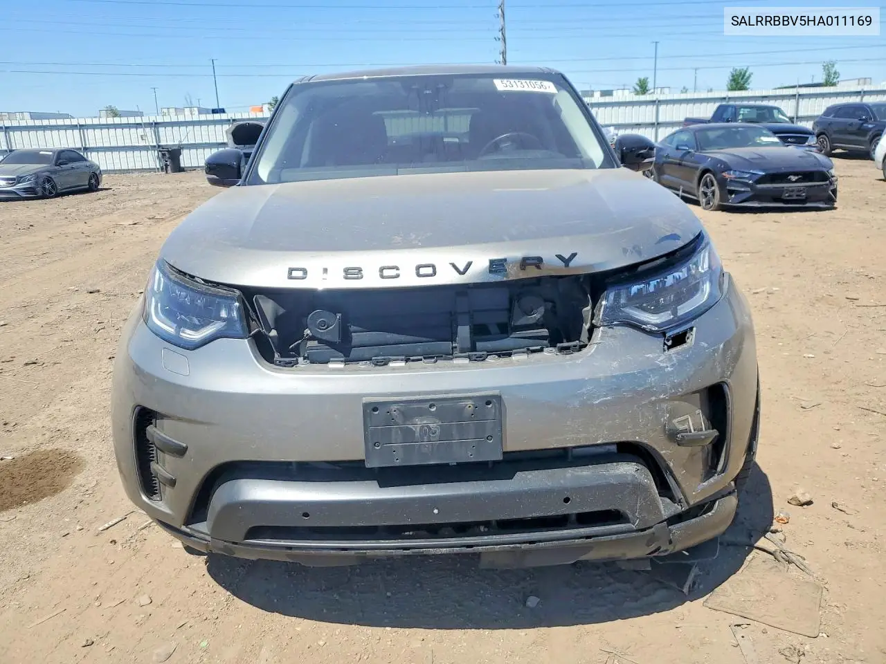 2017 Land Rover Discovery Hse VIN: SALRRBBV5HA011169 Lot: 53131056