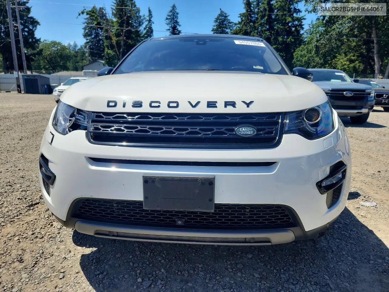 2017 Land Rover Discovery Sport Hse VIN: SALCR2BG9HH664067 Lot: 54557066
