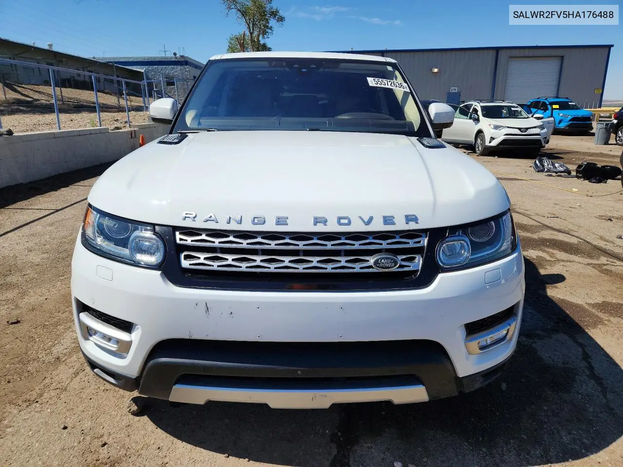 2017 Land Rover Range Rover Sport Hse VIN: SALWR2FV5HA176488 Lot: 55572636