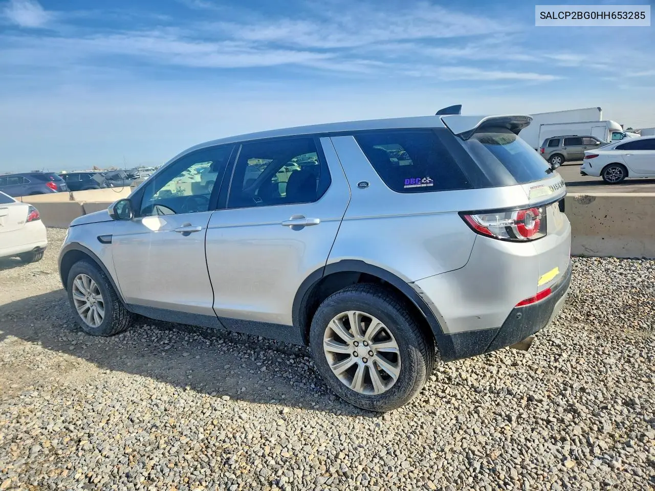 2017 Land Rover Discovery Sport Se VIN: SALCP2BG0HH653285 Lot: 55808106