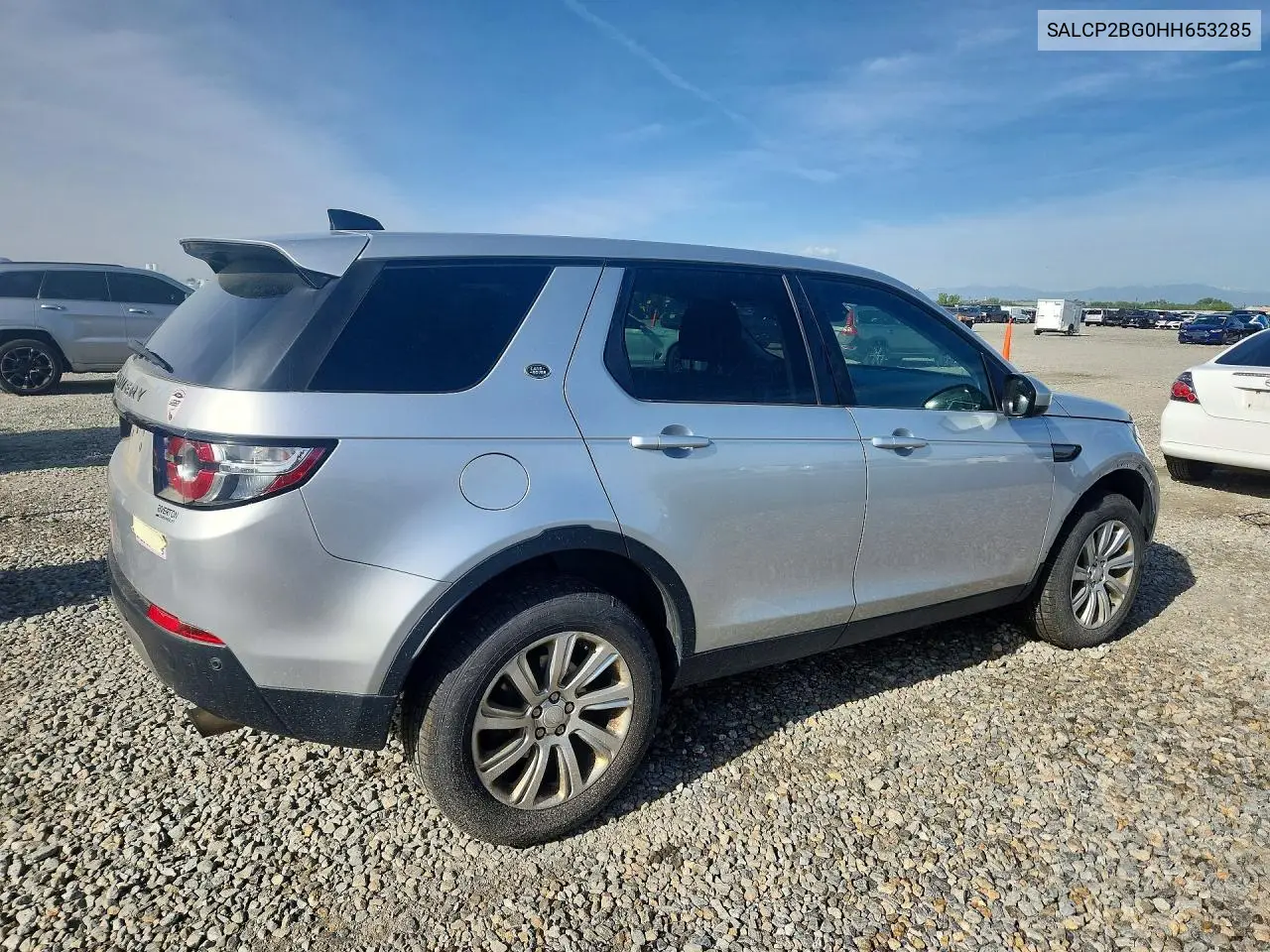 2017 Land Rover Discovery Sport Se VIN: SALCP2BG0HH653285 Lot: 55808106