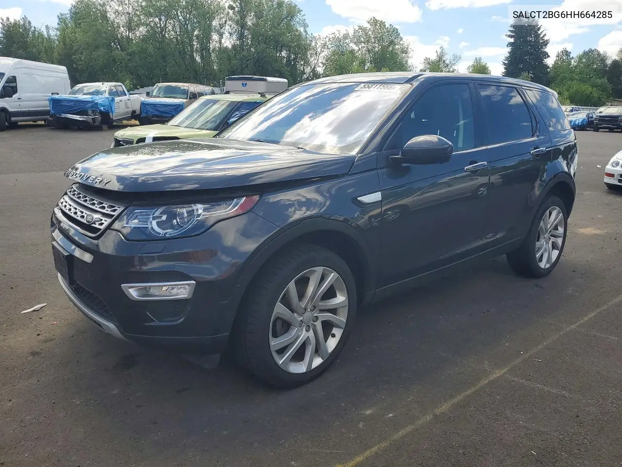 2017 Land Rover Discovery Sport Hse Luxury VIN: SALCT2BG6HH664285 Lot: 55811566