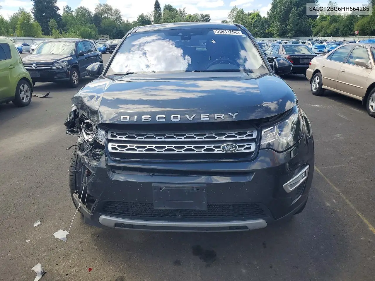 2017 Land Rover Discovery Sport Hse Luxury VIN: SALCT2BG6HH664285 Lot: 55811566