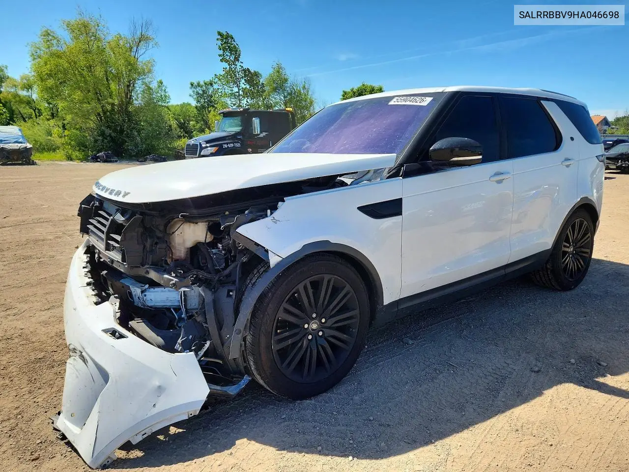 2017 Land Rover Discovery Hse VIN: SALRRBBV9HA046698 Lot: 55904626