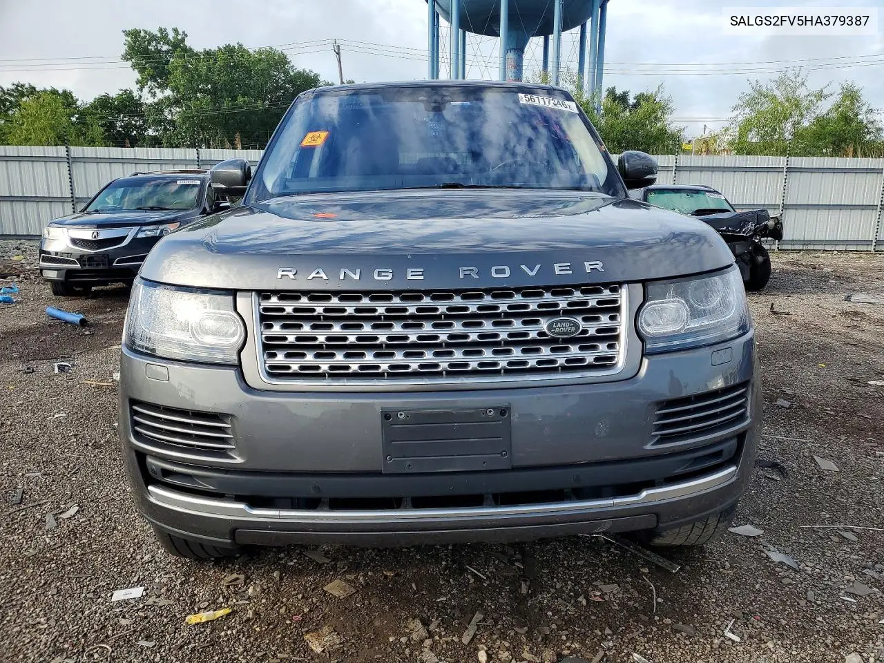 2017 Land Rover Range Rover Hse VIN: SALGS2FV5HA379387 Lot: 56117346