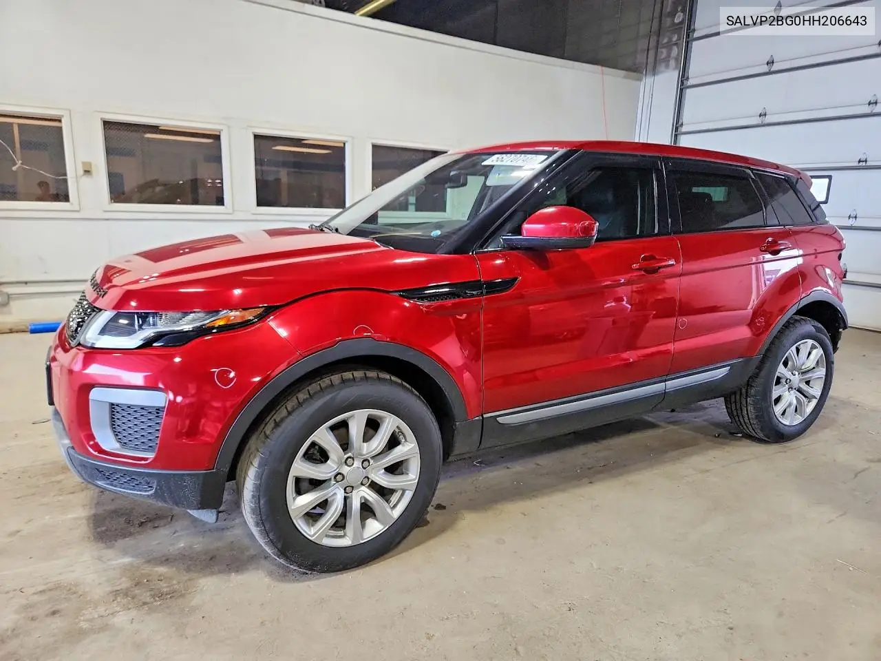 2017 Land Rover Range Rover Evoque Se VIN: SALVP2BG0HH206643 Lot: 56270746