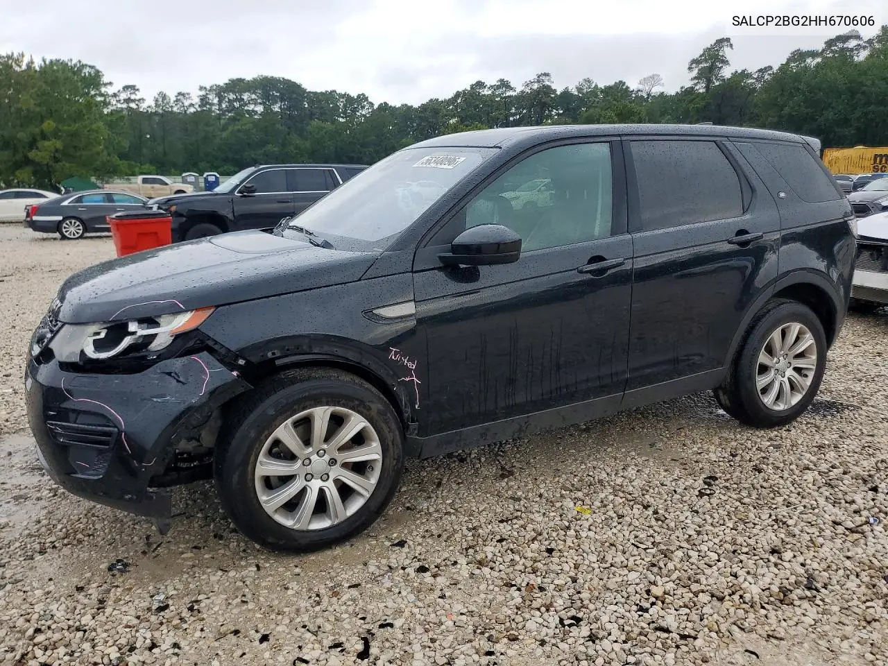2017 Land Rover Discovery Sport Se VIN: SALCP2BG2HH670606 Lot: 56348096