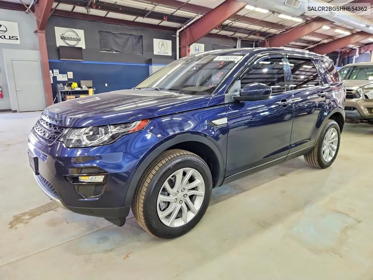 2017 Land Rover Discovery Sport Hse VIN: SALCR2BG5HH654362 Lot: 57156316