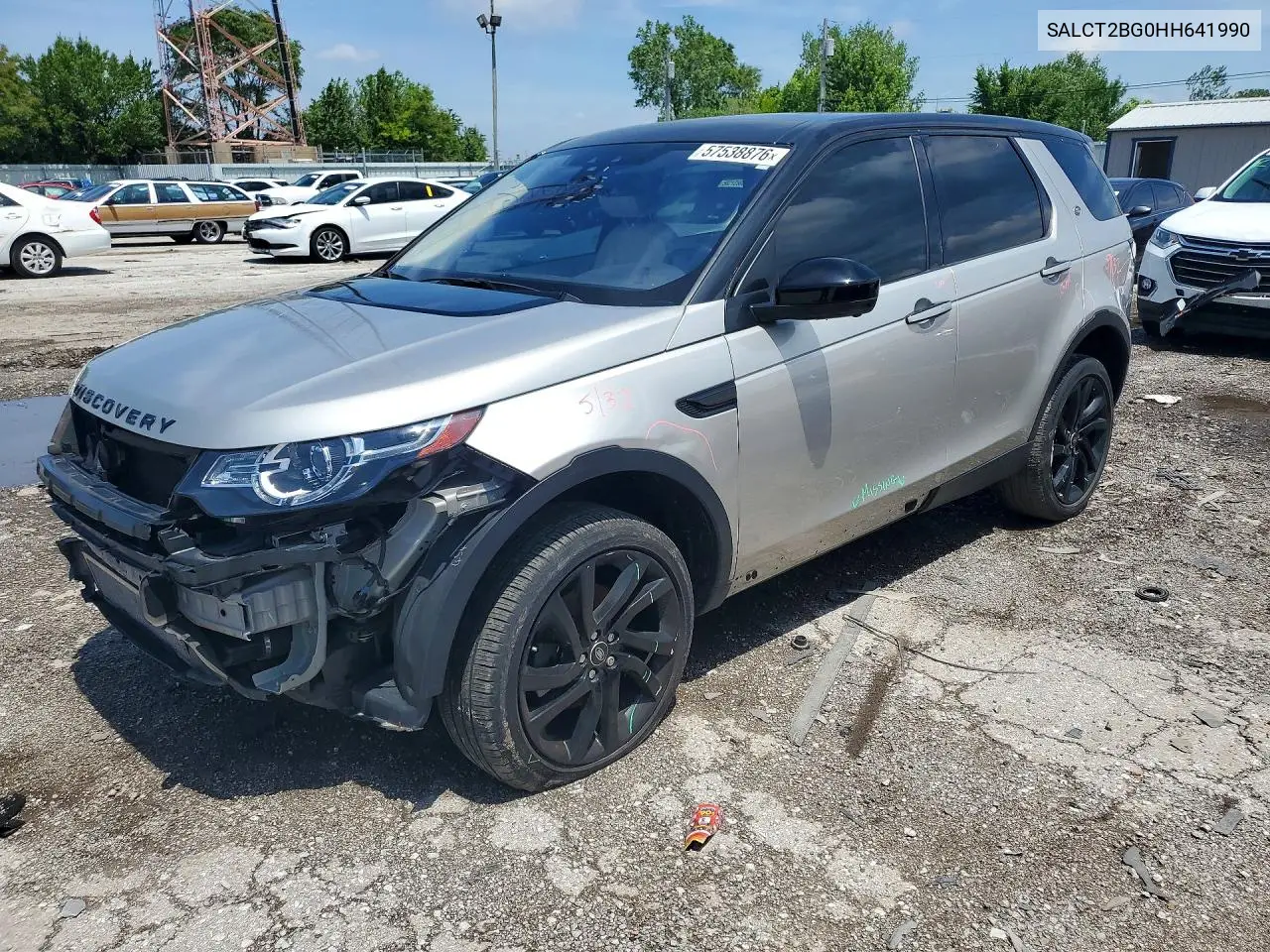 2017 Land Rover Discovery Sport Hse Luxury VIN: SALCT2BG0HH641990 Lot: 57538876