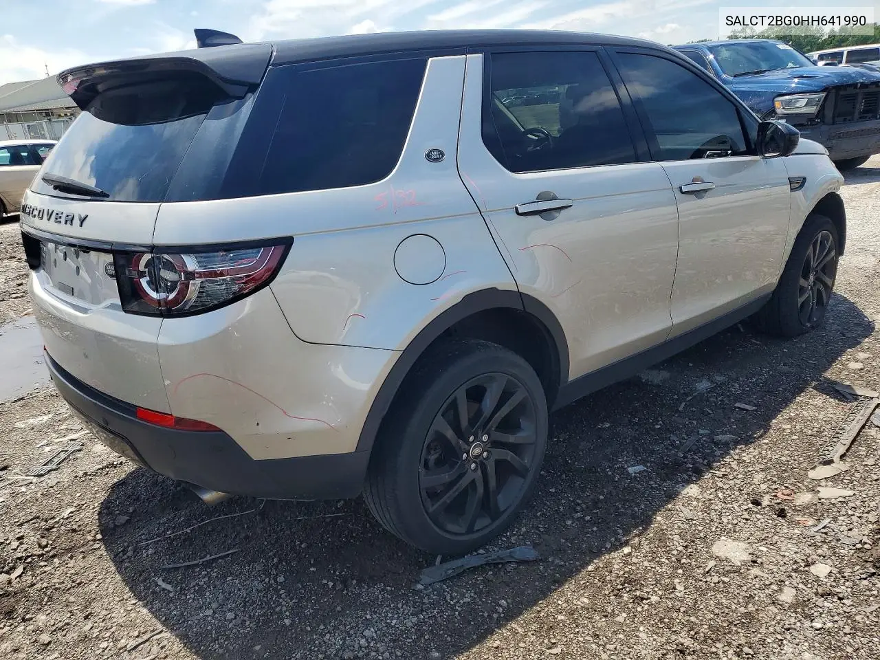 2017 Land Rover Discovery Sport Hse Luxury VIN: SALCT2BG0HH641990 Lot: 57538876