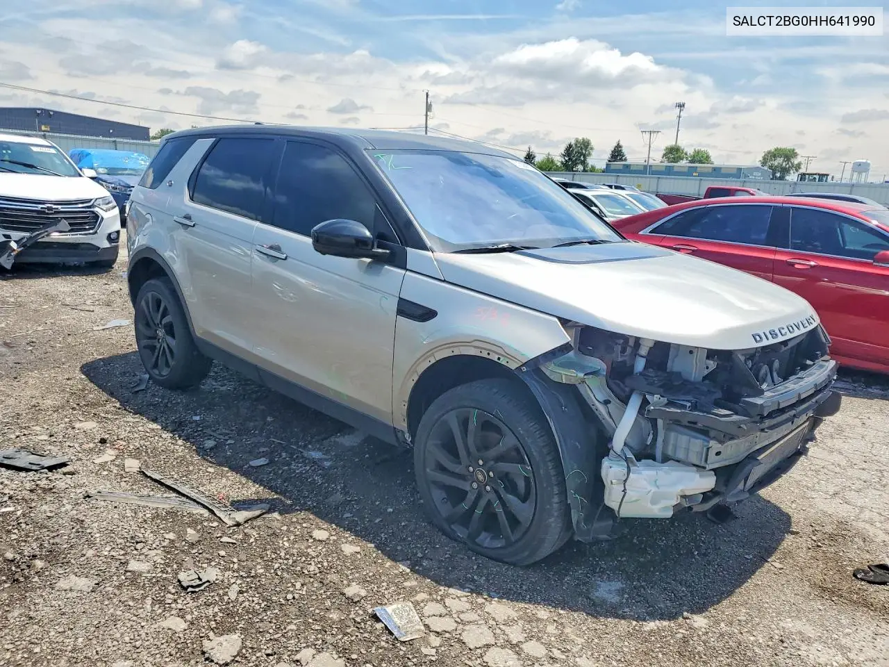 2017 Land Rover Discovery Sport Hse Luxury VIN: SALCT2BG0HH641990 Lot: 57538876