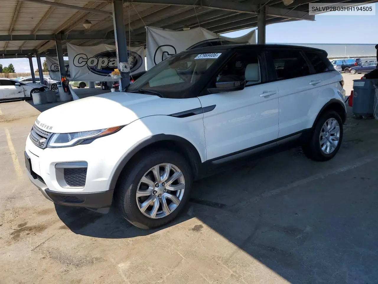 2017 Land Rover Range Rover Evoque Se VIN: SALVP2BG3HH194505 Lot: 57969406
