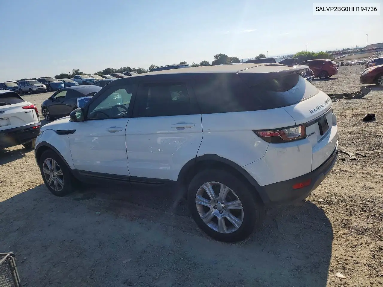 2017 Land Rover Range Rover Evoque Se VIN: SALVP2BG0HH194736 Lot: 57972226