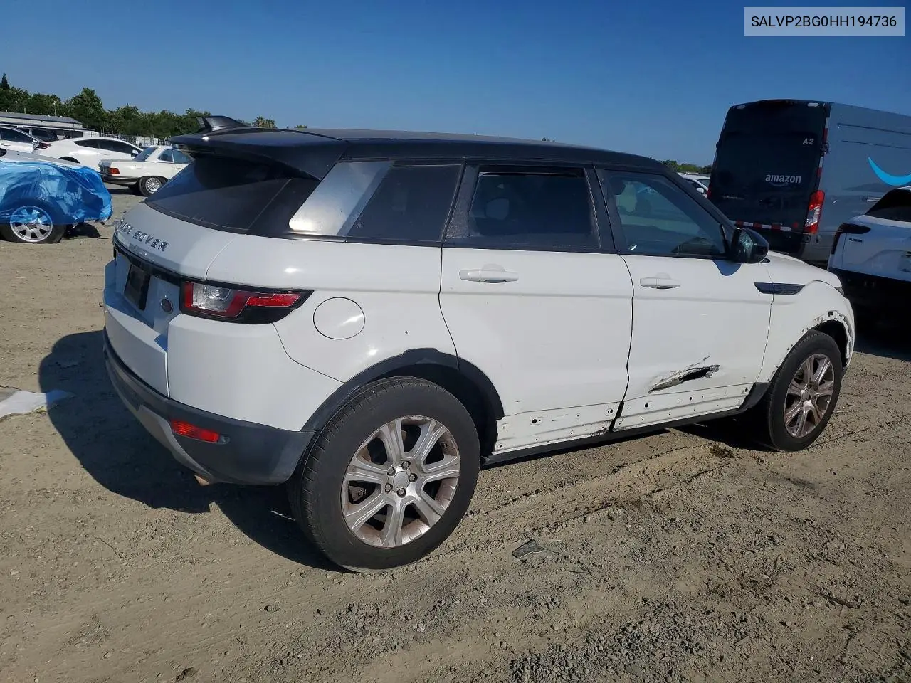 2017 Land Rover Range Rover Evoque Se VIN: SALVP2BG0HH194736 Lot: 57972226