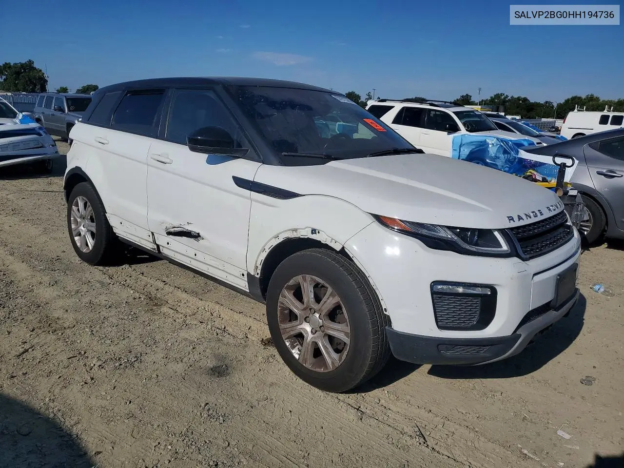 2017 Land Rover Range Rover Evoque Se VIN: SALVP2BG0HH194736 Lot: 57972226