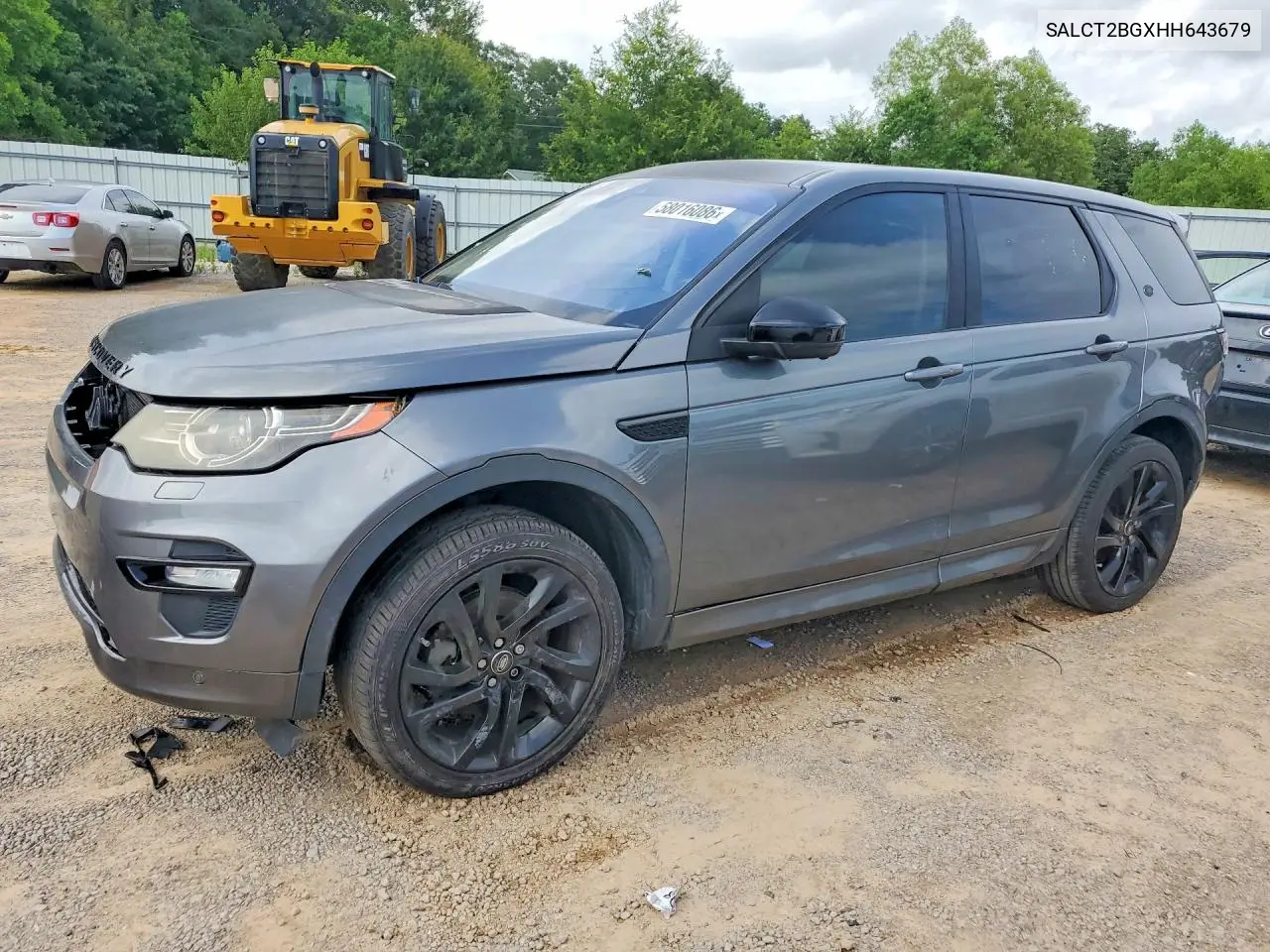 2017 Land Rover Discovery Sport Hse Luxury VIN: SALCT2BGXHH643679 Lot: 58016086