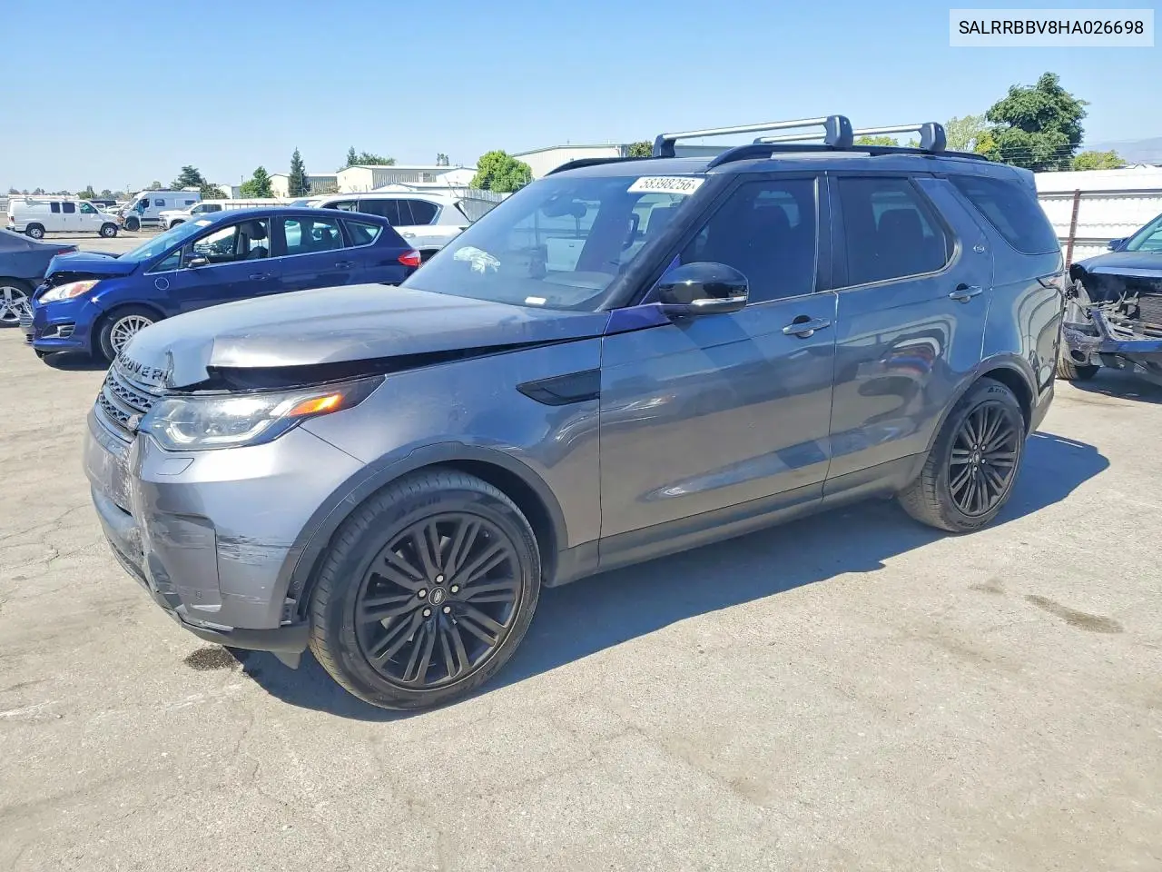 2017 Land Rover Discovery Hse VIN: SALRRBBV8HA026698 Lot: 58398256