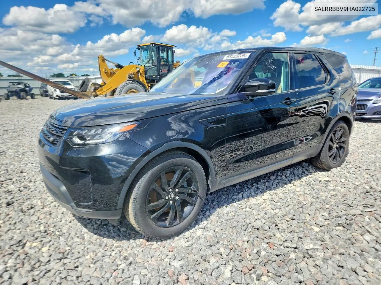 2017 Land Rover Discovery Hse VIN: SALRRBBV9HA022725 Lot: 58528236