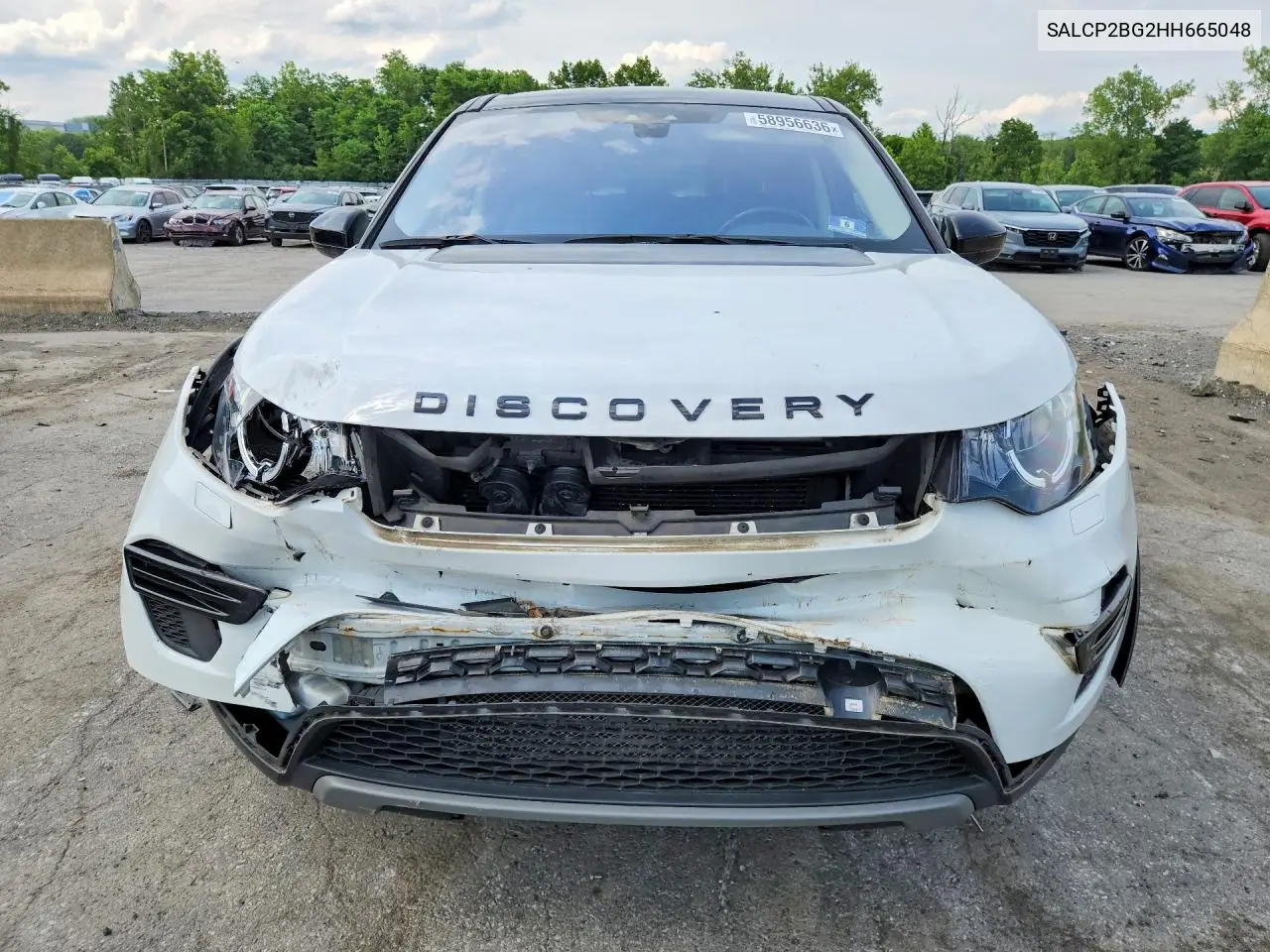 2017 Land Rover Discovery Sport Se VIN: SALCP2BG2HH665048 Lot: 58956636