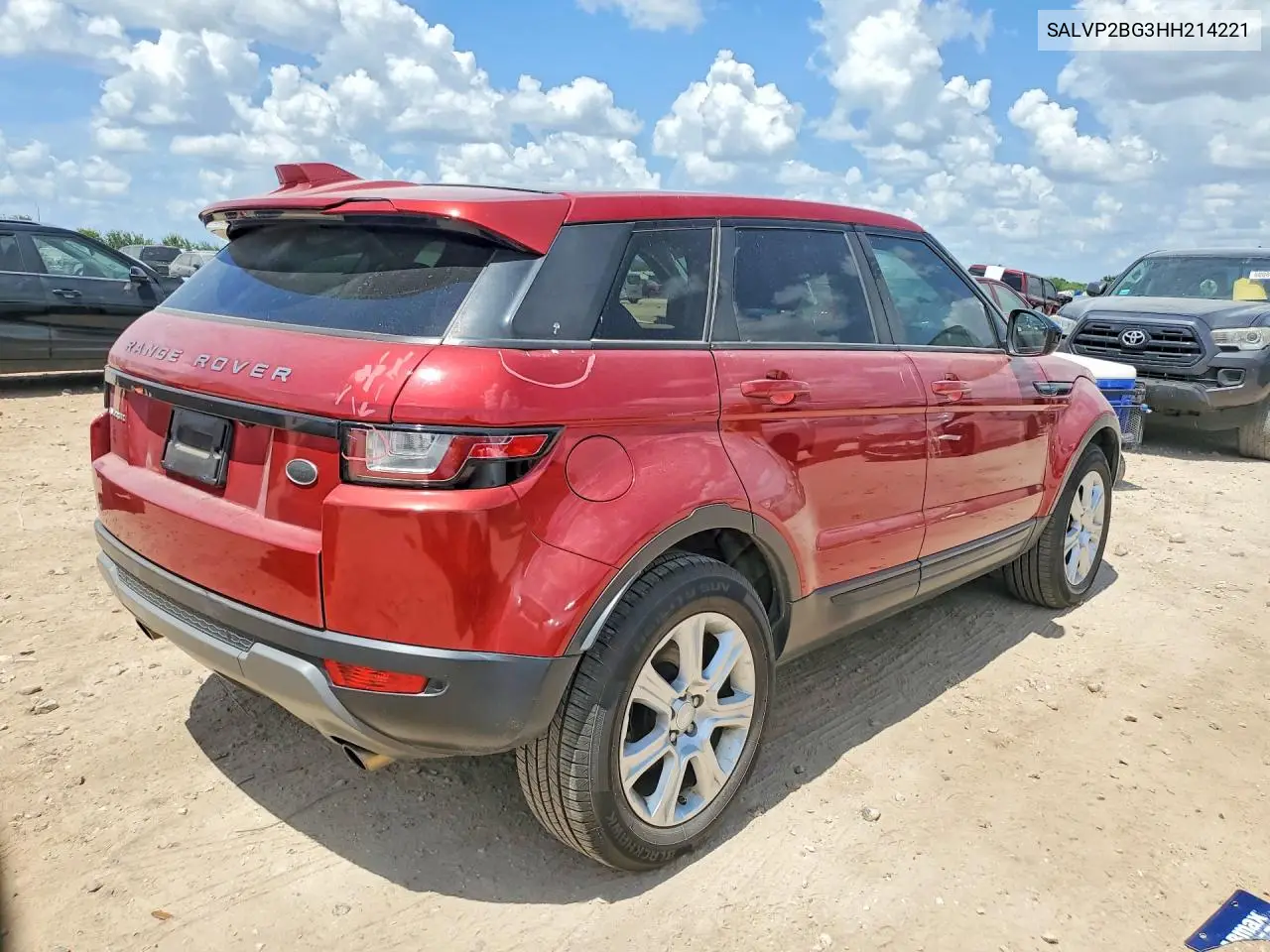 2017 Land Rover Range Rover Evoque Se VIN: SALVP2BG3HH214221 Lot: 97685545