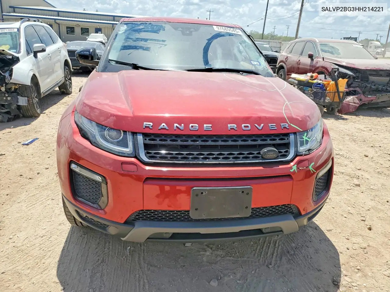 2017 Land Rover Range Rover Evoque Se VIN: SALVP2BG3HH214221 Lot: 97685545