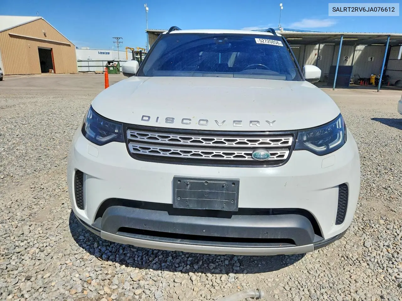 2018 Land Rover Discovery Hse Luxury VIN: SALRT2RV6JA076612 Lot: 52720856