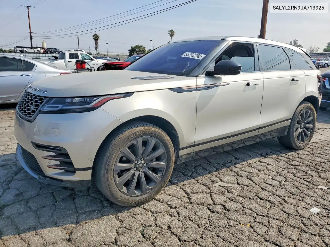 2018 Land Rover Range Rover Velar R-Dynamic Se VIN: SALYL2RN9JA713925 Lot: 55792386