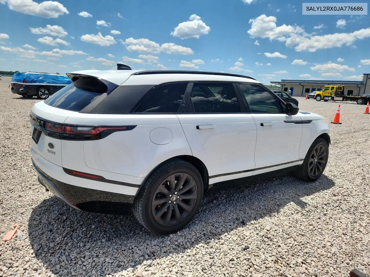 2018 Land Rover Range Rover Velar R-Dynamic Se VIN: SALYL2RX0JA776686 Lot: 56125016
