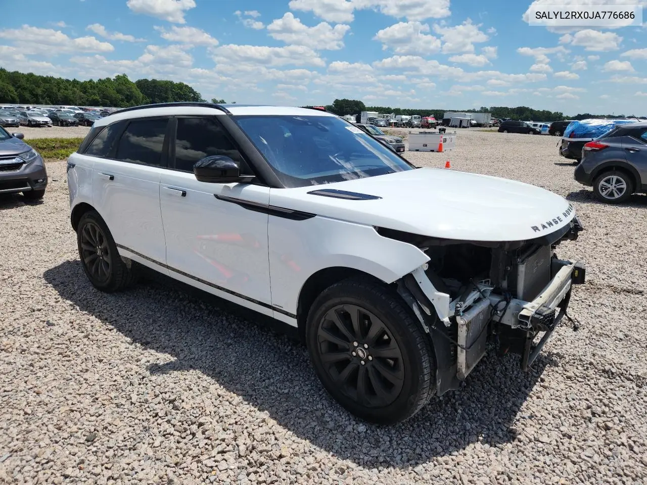2018 Land Rover Range Rover Velar R-Dynamic Se VIN: SALYL2RX0JA776686 Lot: 56125016