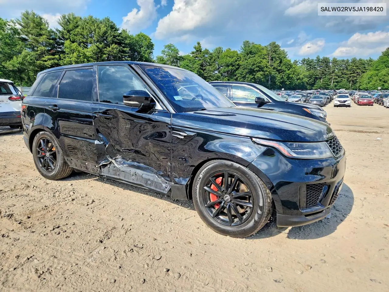 2018 Land Rover Range Rover Sport Se VIN: SALWG2RV5JA198420 Lot: 56405656